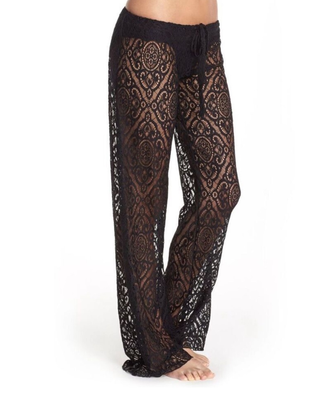 Becca lace swim coverup pants